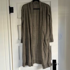 VINCE Linen Duster Sweater